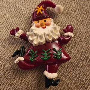 Vintage Santa Ornament Christmas Decor Holiday Gift